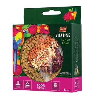 VITAPOL Vita Line Lunch Bowl for small and medium parrots