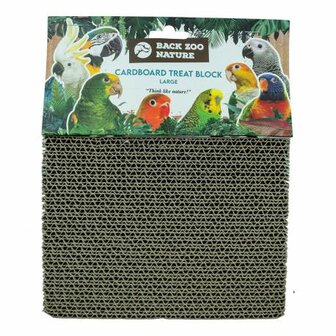 Back Zoo Nature Cardboard Treat Block Large